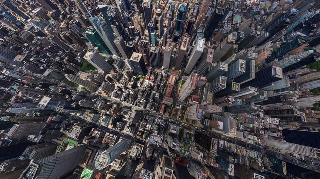 Panorama of Manhattan, New York, USA