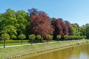 Schlossanlage Wasserschloss Nordkirchen, Münsterland, Nordrhein-Westfalen
