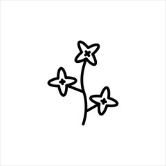Colza, rapeseed, canola eco diesel. Vector sign in a simple style isolated on a white background. 64x64 pixel.