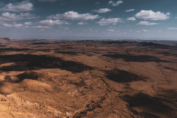 Fototapeta na wymiar Desert Negev in Israel, Mitzpe Ramon