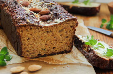 Ketogenes Brot Keto Diät Eiweißbrot Ketogen Low carb mandelmehl mandeln mandel