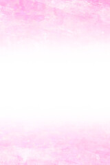 Fototapeta na wymiar アナログの筆タッチで描いたピンク背景　コピースペース