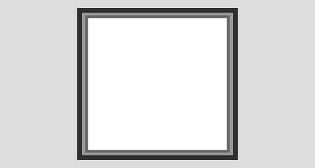 Frame mock up paper background wall. picture template board element, illustration design blank empty artwork wallpaper photo