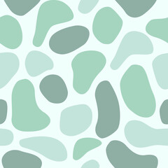 Seamless Pattern Colored Abstract Spots on a Neutral Background Vector Illustration