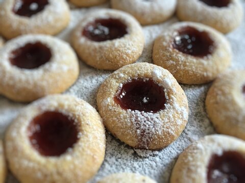 Husarenkrapfen Pl&auml;tzchen