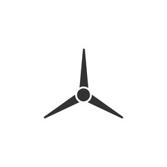 Wind energy icon isolated on white background. The environment symbol modern, simple, vector, icon for website design, mobile app, ui. Vector Illustration