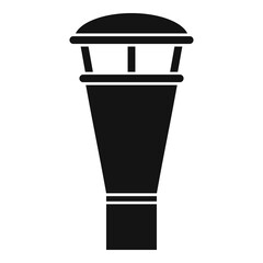 Ventilation chimney icon. Simple illustration of Ventilation chimney vector icon for web design isolated on white background