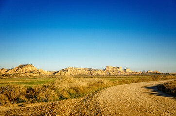 Bardenas Reales is a Spanish Natural Park