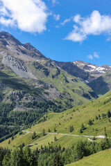 The surrounding mountains of Grossglockner (in Austria, Europe)