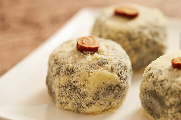 Korean traditional food rice cake