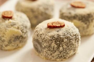 Korean traditional food rice cake