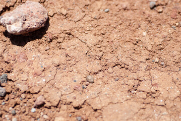 trockener Erdboden, rissig, verdorrt, Lehmboden