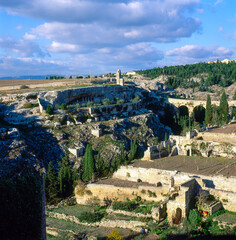 Gravina di Puglia, Bari. La Gravina di Botromagno con il ponte - viadotto Madonna della Stella