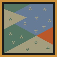 pattern of hijab motif design with abstract design. pastel color. Silk scarf pattern vector design inspiration