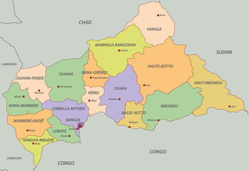 Obraz premium Central African