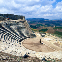  Calatafimi, Segesta, Trapani. Il teatro Greco III sec. a. C