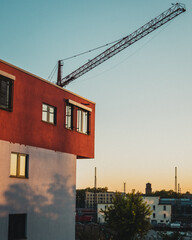 Sonnenuntergang Über den Dächern Mannheims