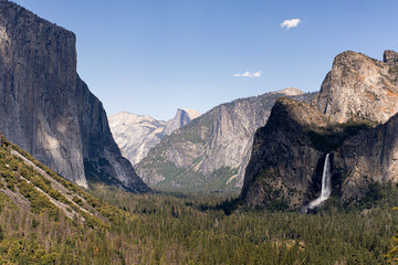 Yosemite Valley. Yosemite National Park, Waterfall