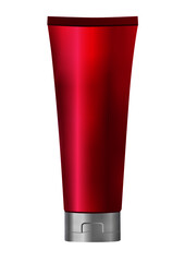 Editable Tube mockup Vector Packaging. A tube, squeeze tube, or collapsible tube is a collapsible package which can be used for viscous liquids such as toothpaste, artist's paint, adhesive, caulk, oil