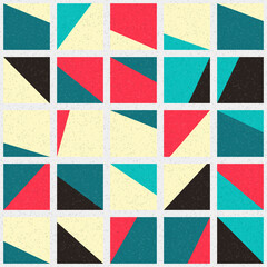 Abstract Geometric Pattern generative computational art illustration