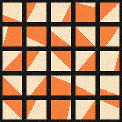 Abstract Geometric Pattern generative computational art illustration