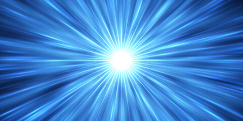 Glowing lines star burst. Vector graphic.