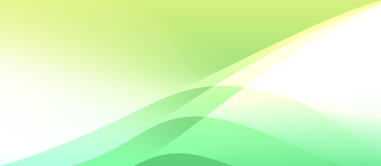 Colorful gradient mesh green background in bright rainbow colors. Abstract blurred smooth image. Wallpaper soft colored illustration, banner, template.