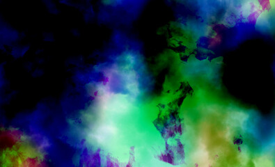 Obraz na płótnie Canvas abstract fractal colorful grunge image illustration paint background bg texture wallpaper art frame sample board blank material
