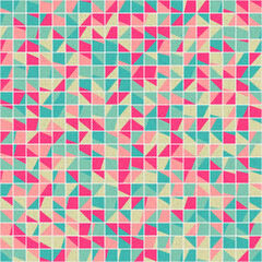 Abstract Geometric Pattern generative computational art illustration