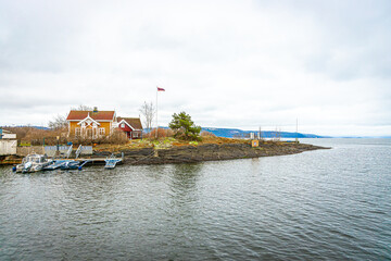 View of Oslo fjord in Norway