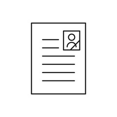 Last will document. Funeral paperwork icon. Death line certificate. Burial concept. Vector isolated on white