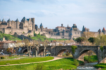 Fototapeta na wymiar view of a medieval city