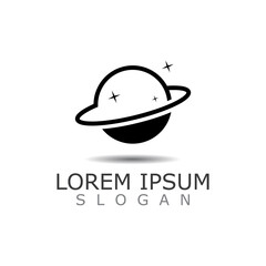 Fototapeta premium Space Galaxy logo for business image design template vector