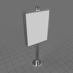 Advertising display stand mockup 1