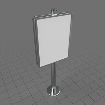 Advertising display stand mockup 1