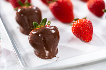 Chocolate dipped strawberries