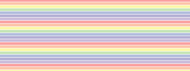 Seamless pastel rainbow web banner background