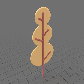 Stylized tree 4