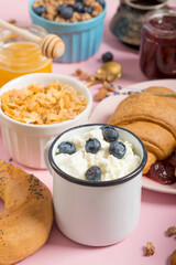cottage cheese with berries for breakfast