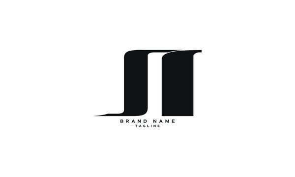 SR, RS, Abstract initial monogram letter alphabet logo design