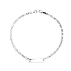 Naklejka premium Silver gold pendant fragment necklace link chain on white backround isolated