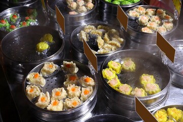 Chinese dumplings in Taipei, Taiwan