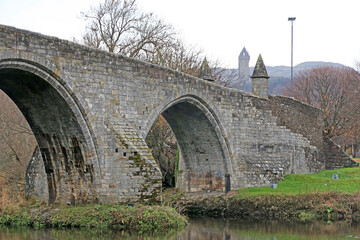 Stirling Old Bridge in Scotland	