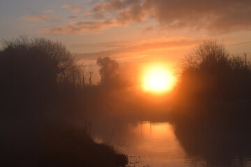 Sunrise at Sallins Canal