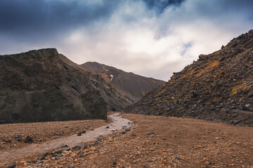 country volcanic landscape