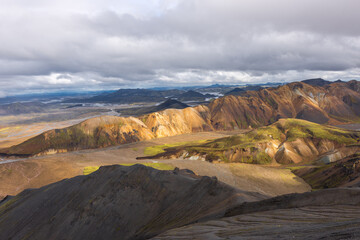 country volcanic landscape