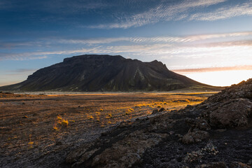 sunrise in the mountains