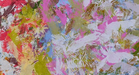 abstract grunge background graphic stylization on textured canvas of chaotic strokes of paint spots
