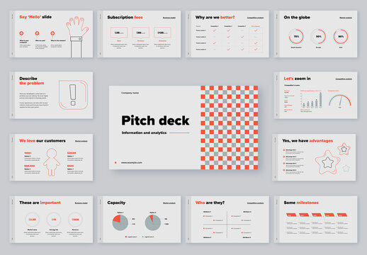 Abstract Pitch Deck Layout