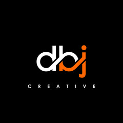 DBJ Letter Initial Logo Design Template Vector Illustration